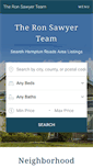 Mobile Screenshot of chesapeakeareahomesearch.com